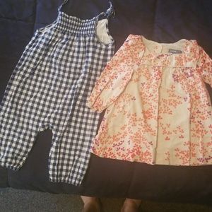 Baby Gap Dress and Overalls